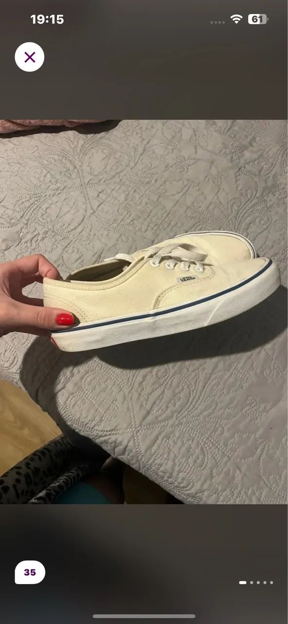 Vans authentic off white