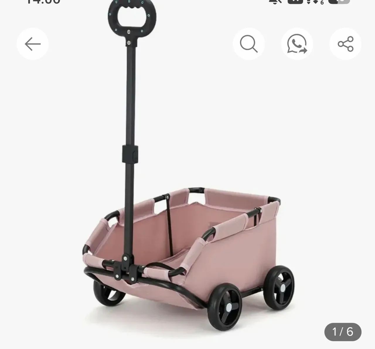 Carrinho passeio para cães e gatos 