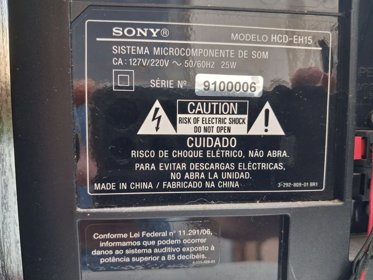 Micro System Sony - Funcionando tudo - Foto 2