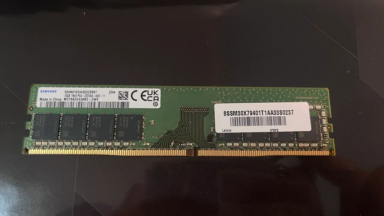Memória RAM 16GB DDR4 3200MHz Samsung - Memória RAM - Salgado