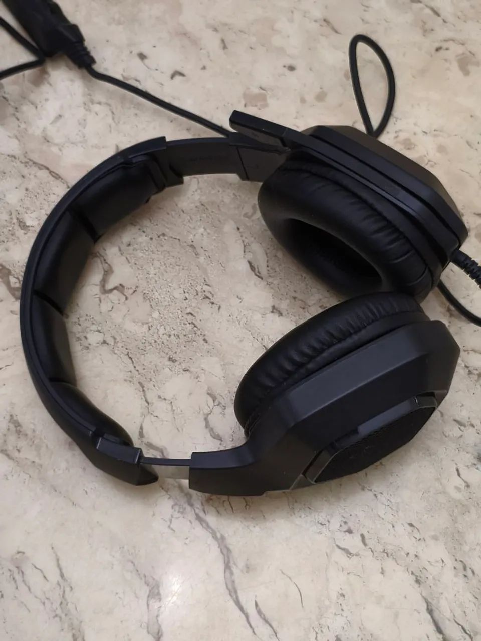 HEADSET GAMER COM MICROFONE E LED (P3 + USB) - PC / CONSOLES - Foto 2