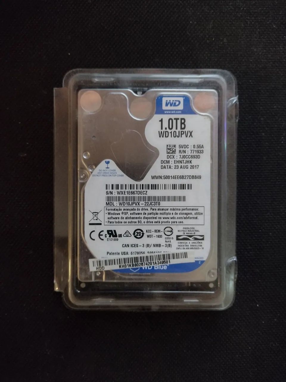 HD 1tb Sata Notebook