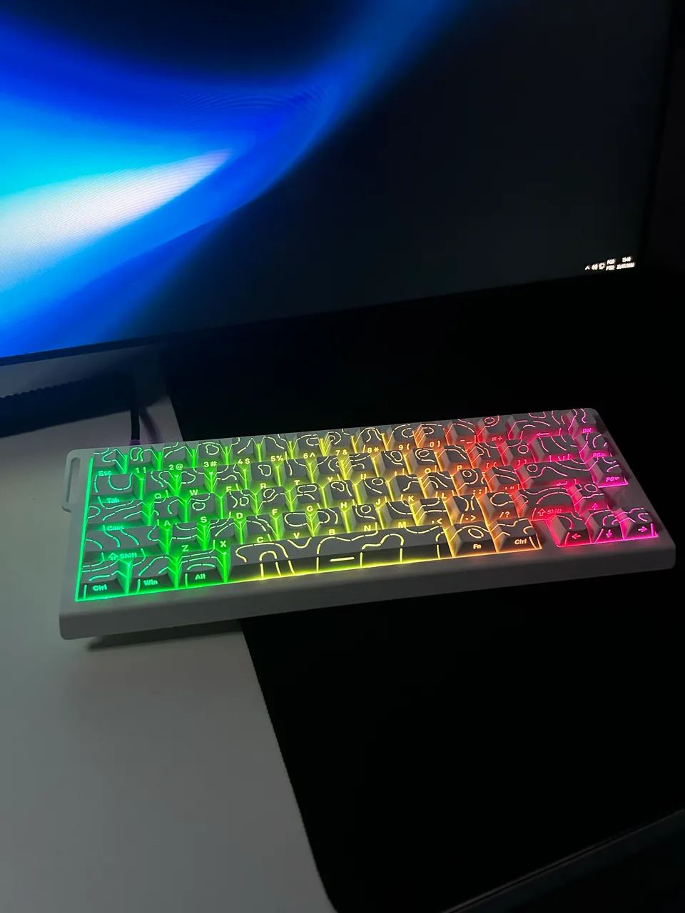 TECLADO MAGNÉTICO ATTACK SHARK X68 he (novo - Foto 3