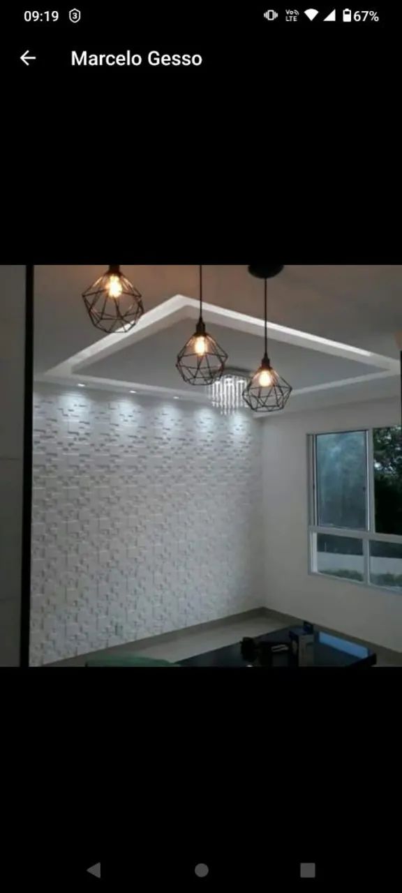 *Gesso nova casa rebaixamento e outro serviço *