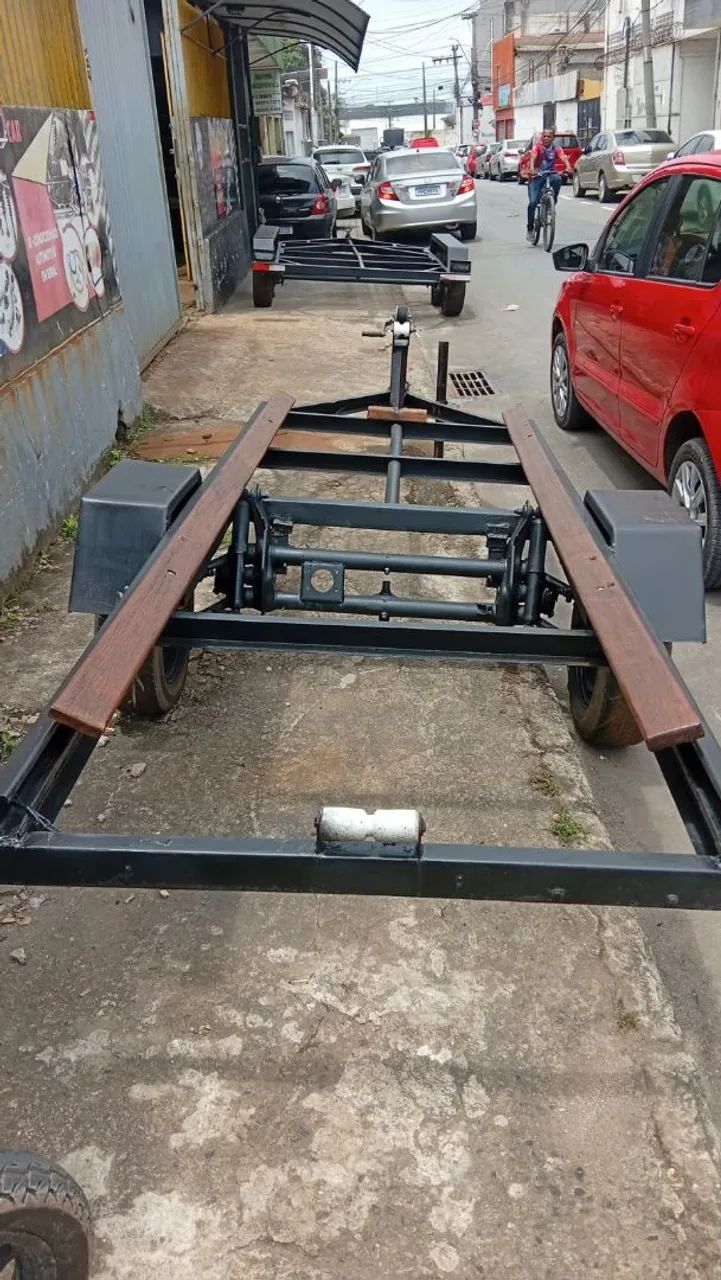 Carretinha para barco - Foto 2