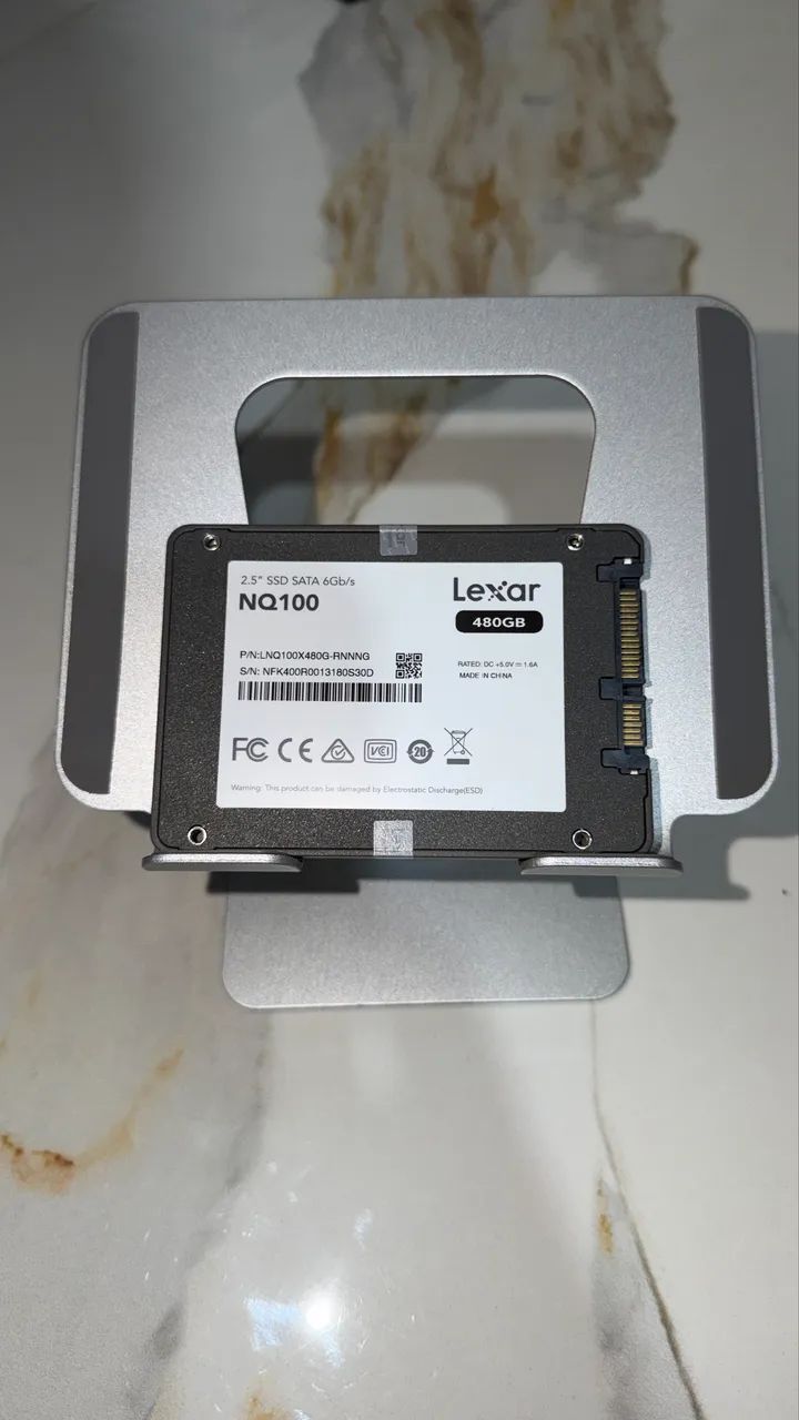 SSD 480GB Lexar 100% Saudável  - Foto 3