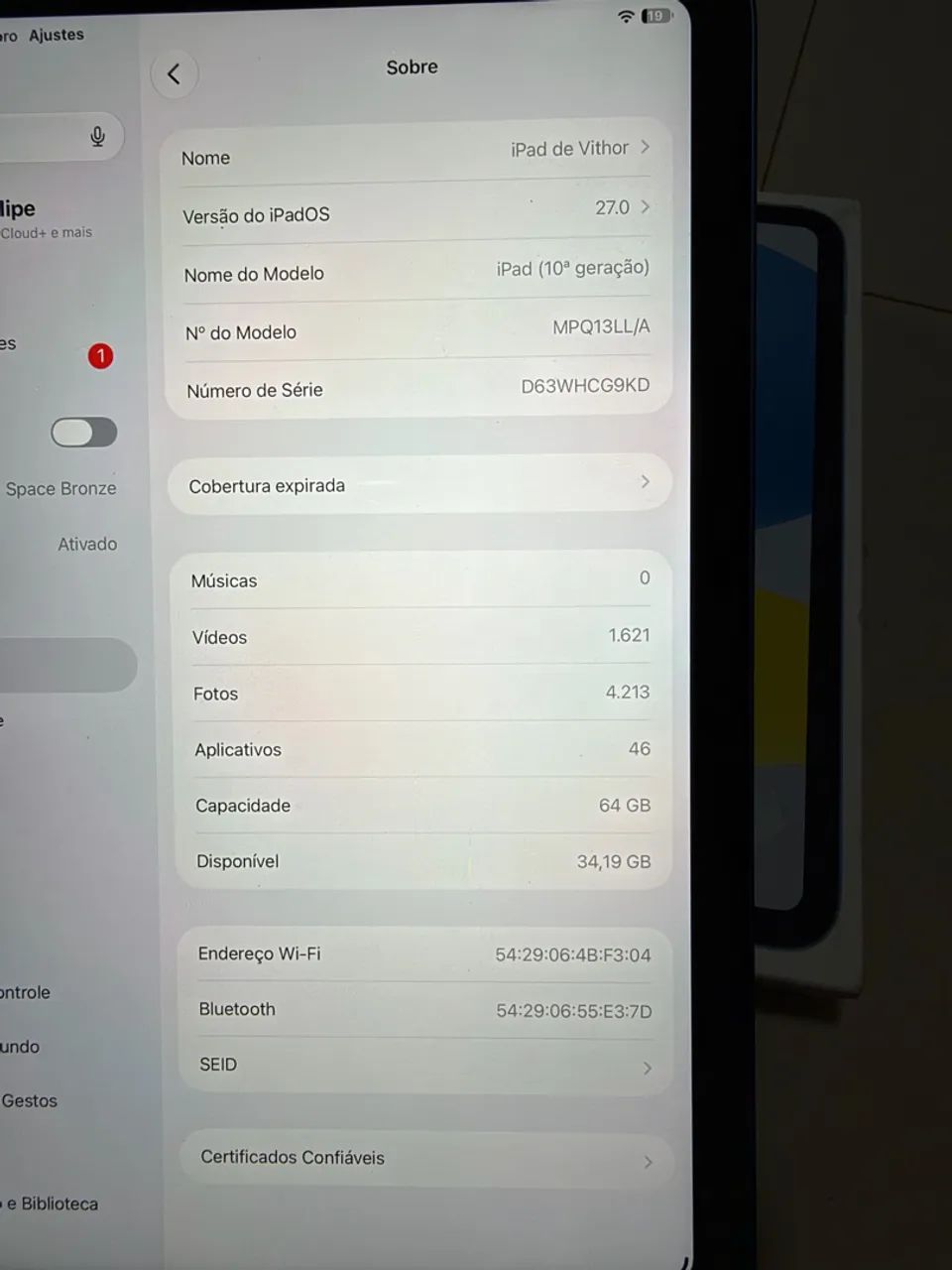 iPad 10 Geração  - Foto 4
