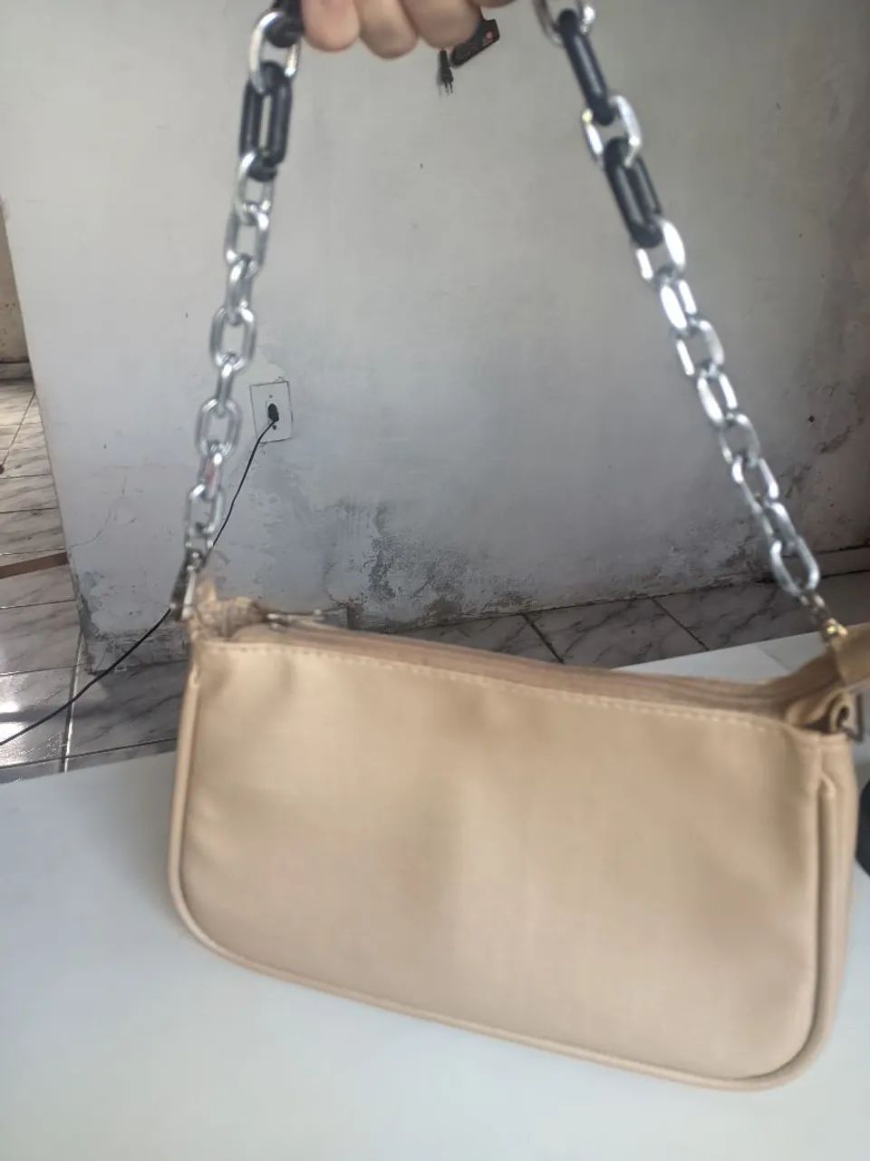 Vendo bolsa bege  - Foto 4