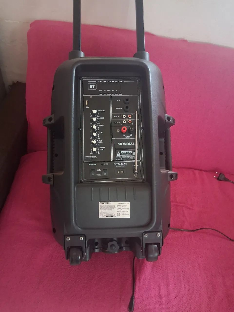 VENDO UMA CAIXA DE SOM MOMDIAL 350 REAIS *NOVA  - Foto 4