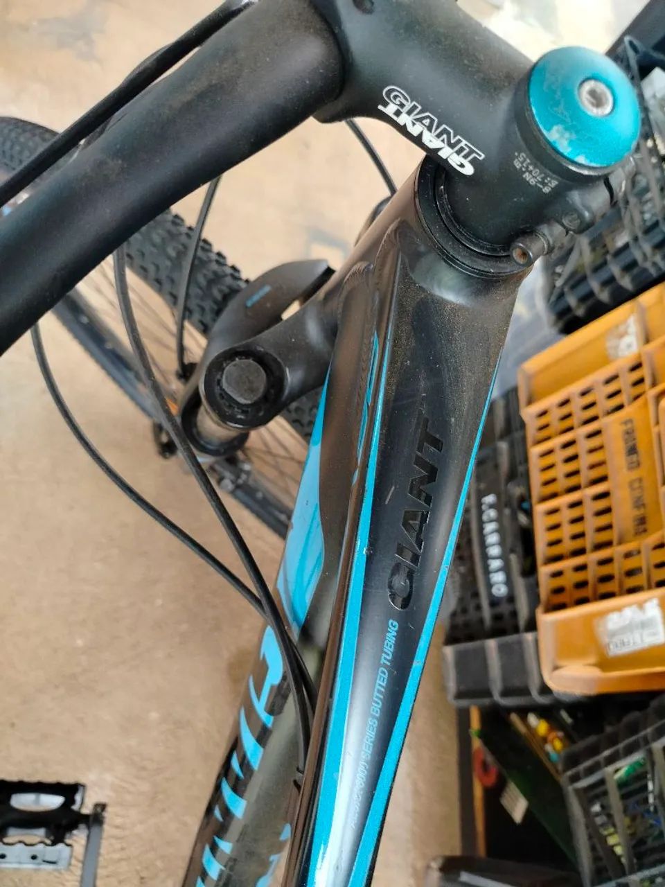 Bicicleta Giant profissional.