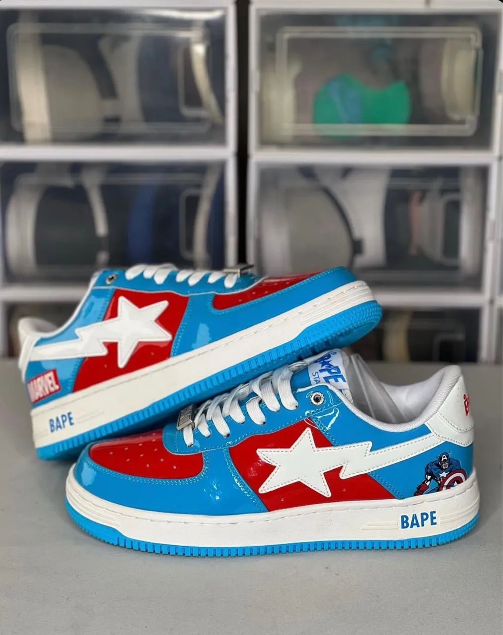 Tênis Bape Marvel 
