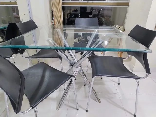 Mesa de jantar 4 cadeiras - Foto 3