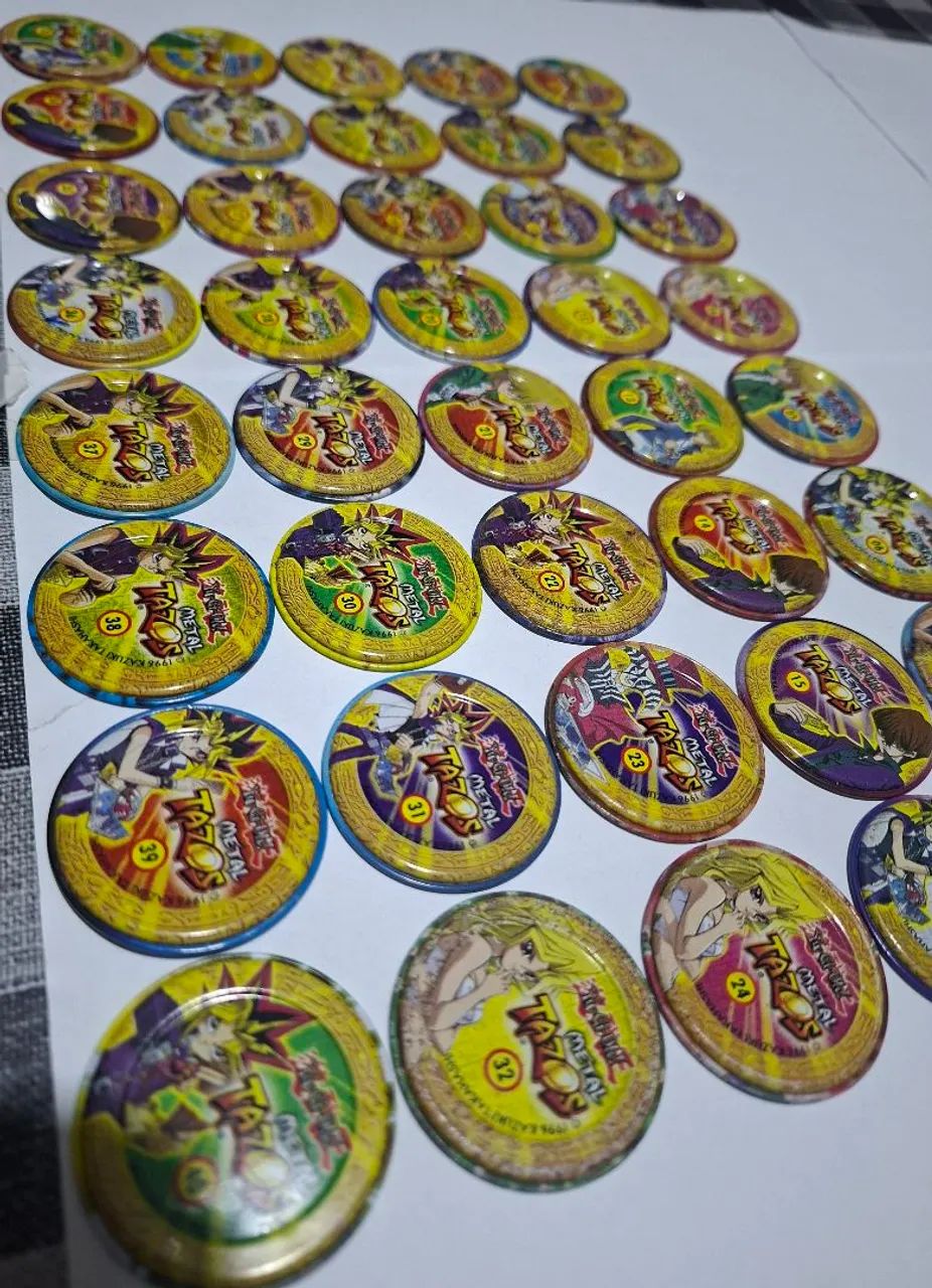 Coleção completa tazos yu-gi-oh! metal - Foto 3