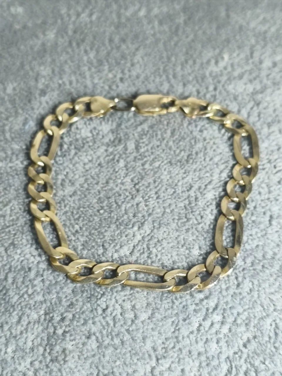 PULSEIRA PRATA 925 (MALHA FIGARO 3x1) - 21 CM - Foto 3
