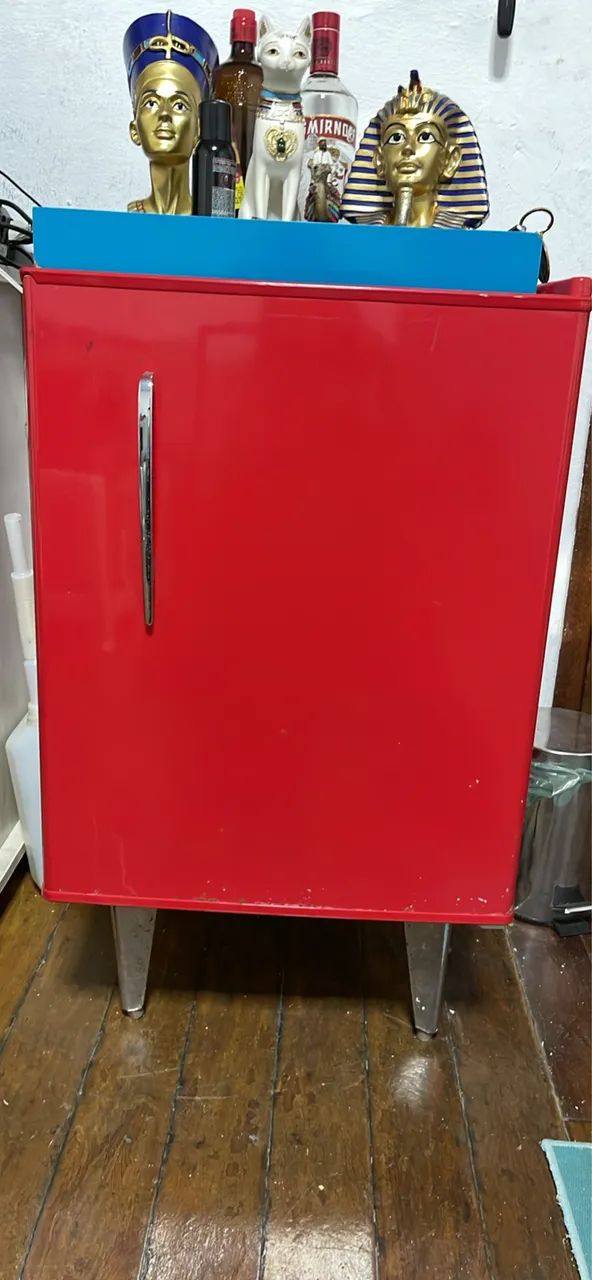 FRIGOBAR BRASTEMP VERMELHO - Foto 4