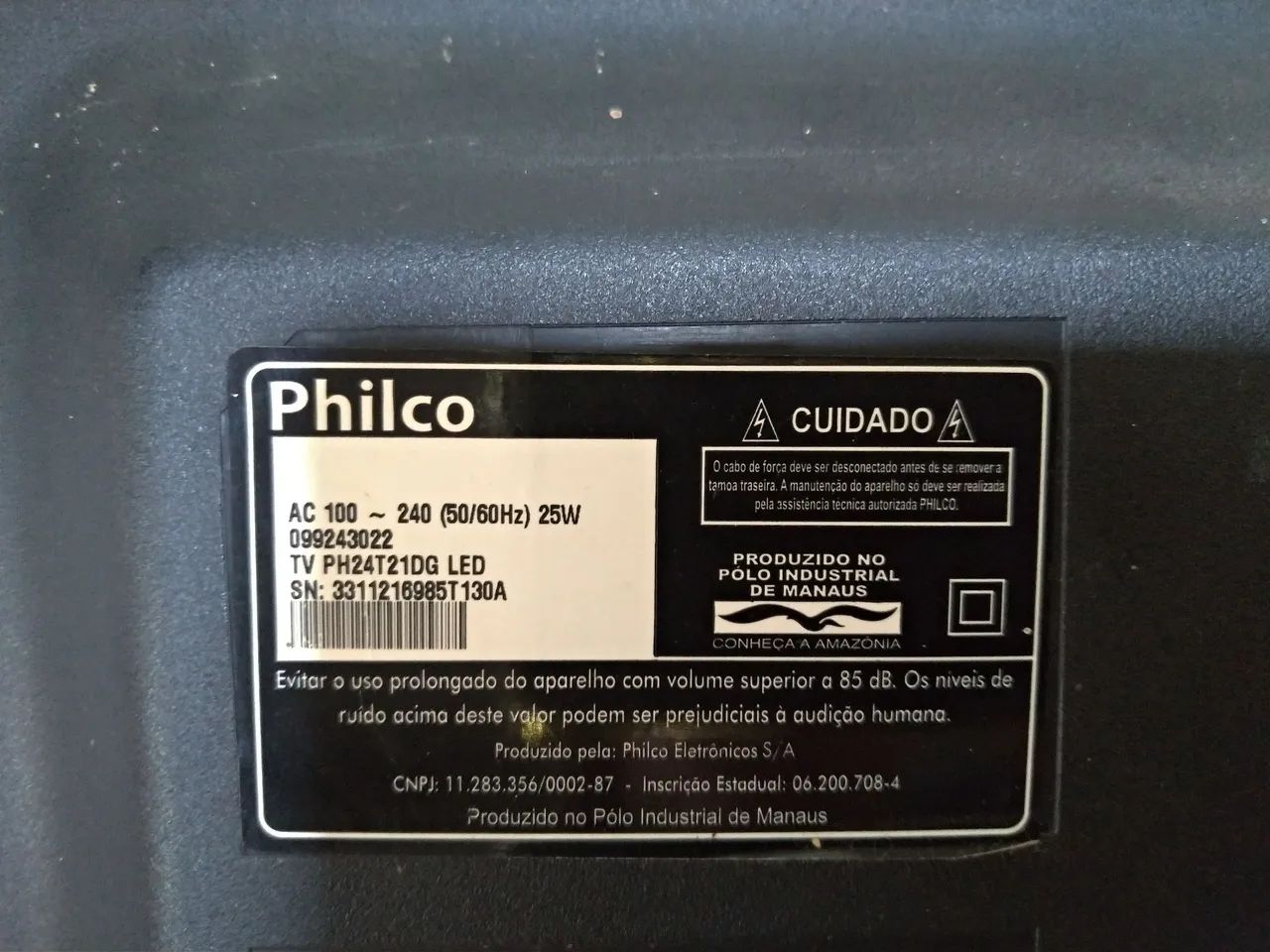 TV Philco 24 polegadas sem pés  - Foto 2