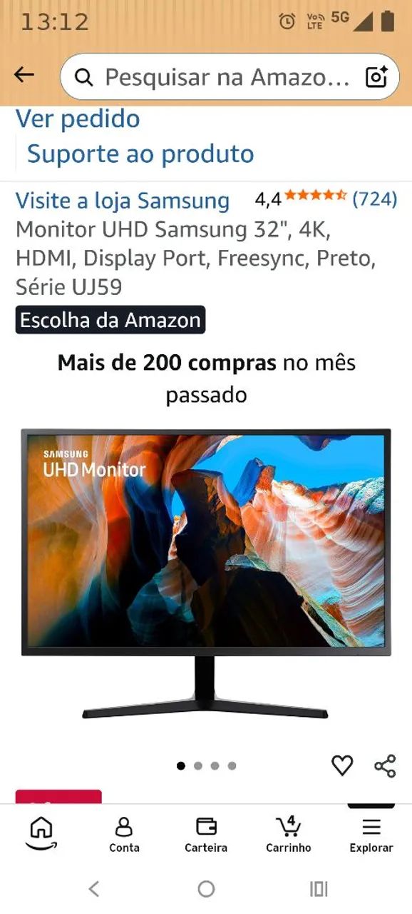 Monitor 32 polegadas 4k 60 hz - Foto 5