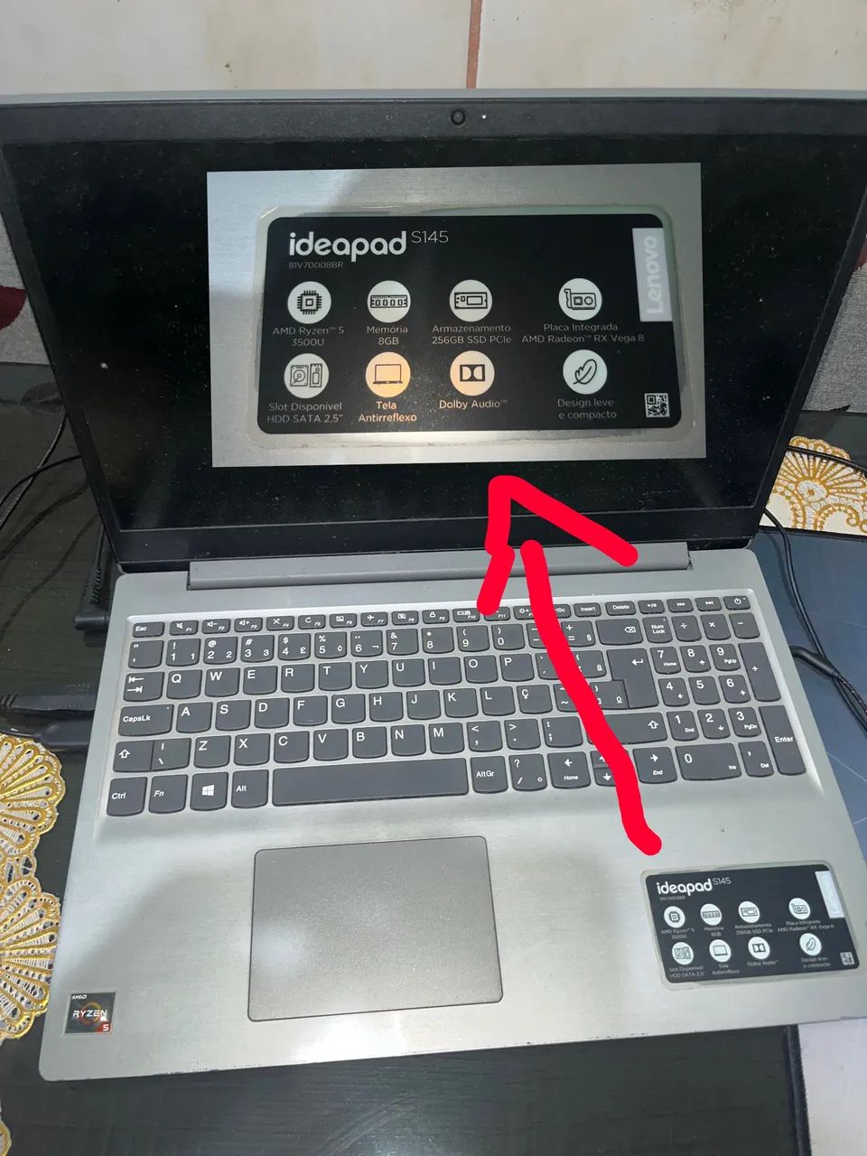 Notebook Lenovo ideapad s145