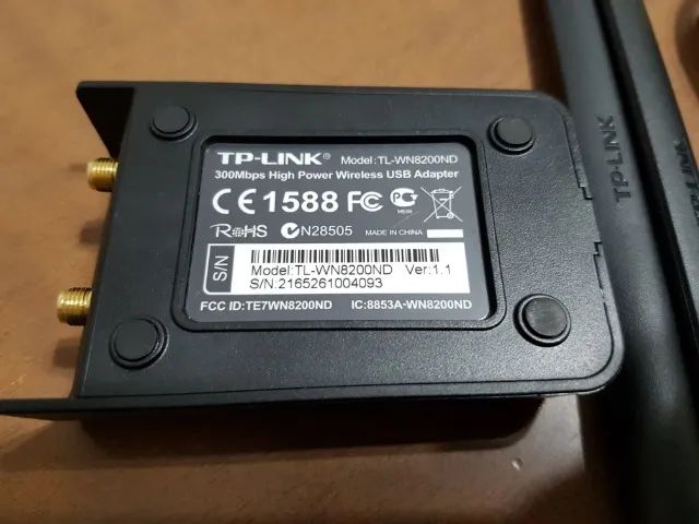 Adaptador Wireless Usb Tp-link Tl-wn8200nd 300mbps 2 Antenas - Foto 3