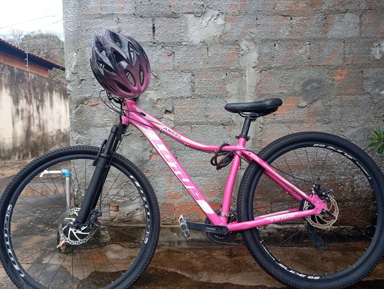 Bicicleta Lotus Angel Aro 29 rosa (+capacete de brinde)