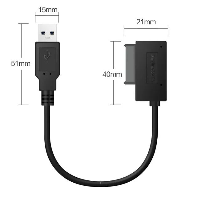 USB Adapter Cable for CD/DVD Recorder and Notebook SATA482679453606236164