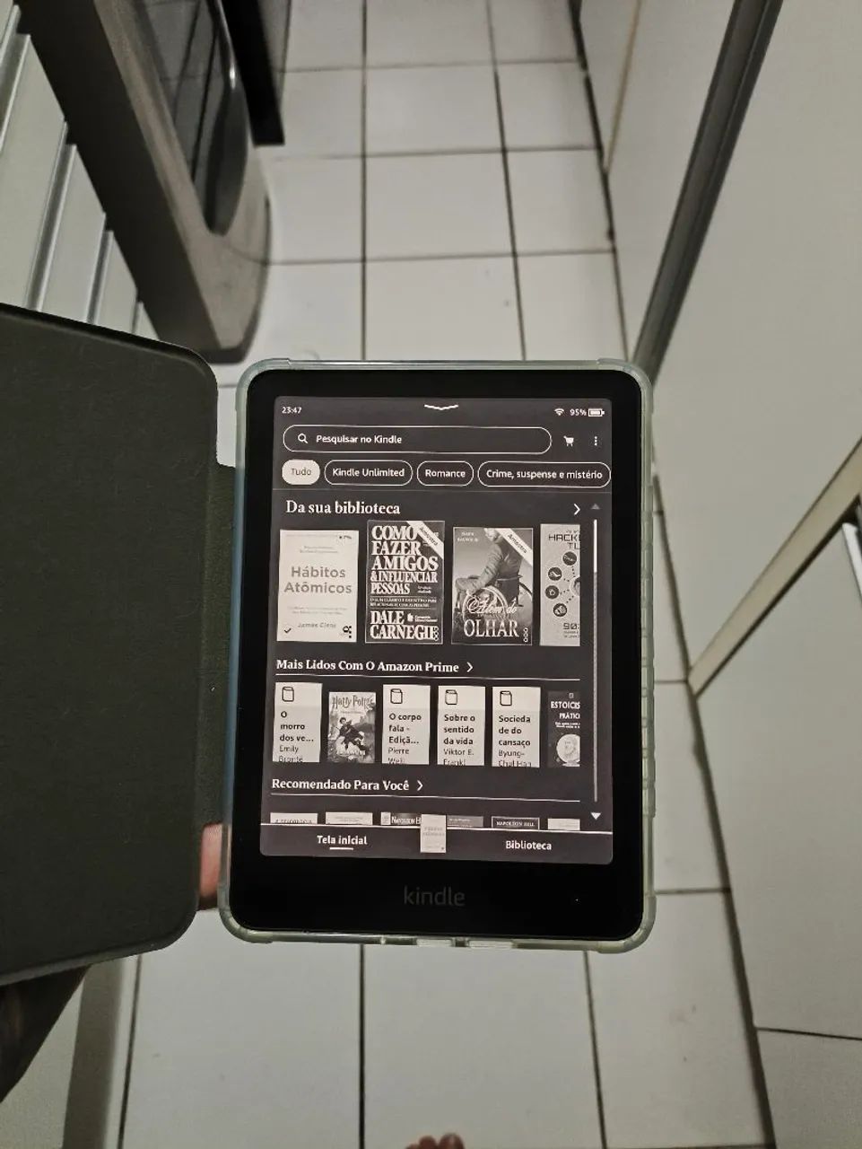 Kindle Paperwhite 16GB - 12? Geração (mais recente) - Tela 7