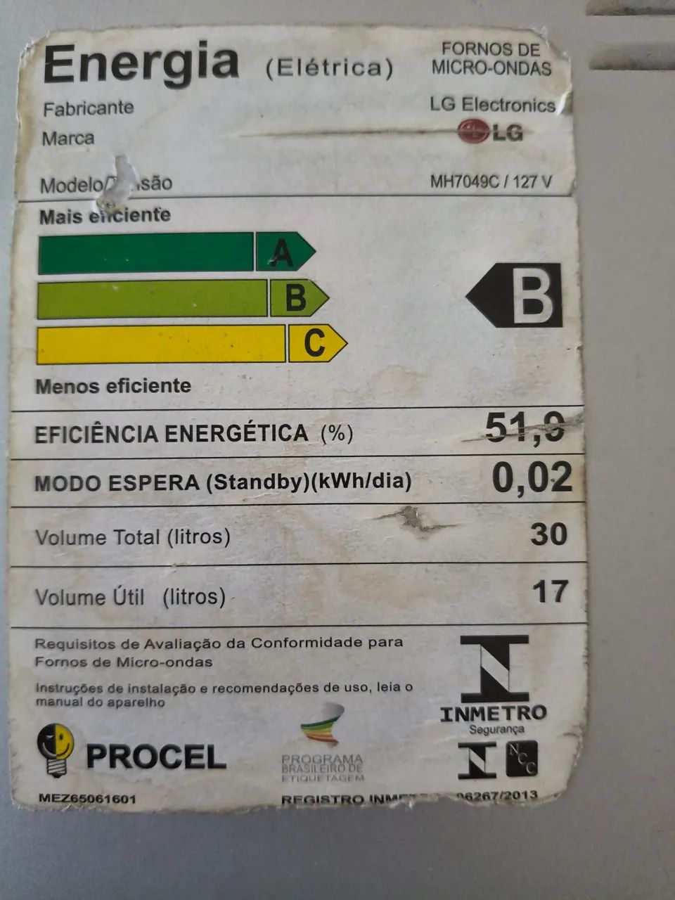 Microondas LG MH7049C 127V 30 Litros - Foto 6