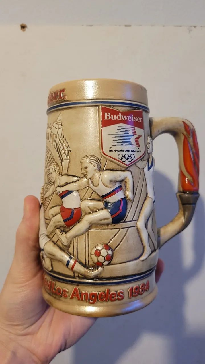 Caneca Bud Olimpiadas 1984 Los Angeles - Rara
