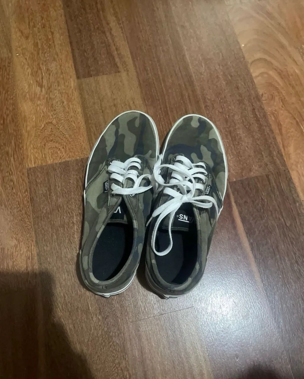 tenis vans authentic camuflado 40