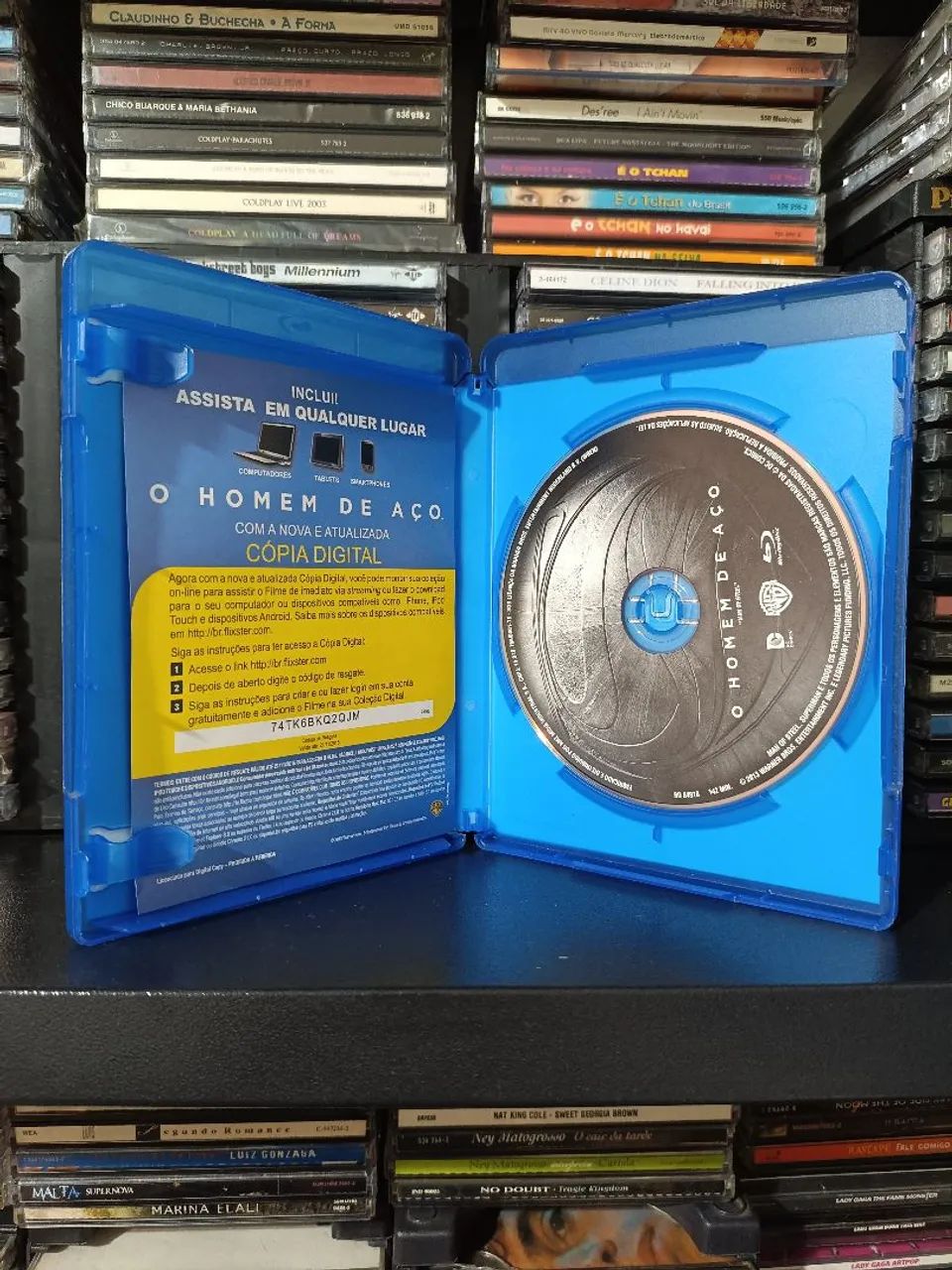 Lote Blu-ray DC - O Homem de Aço e Batman Vs Superman - Foto 3