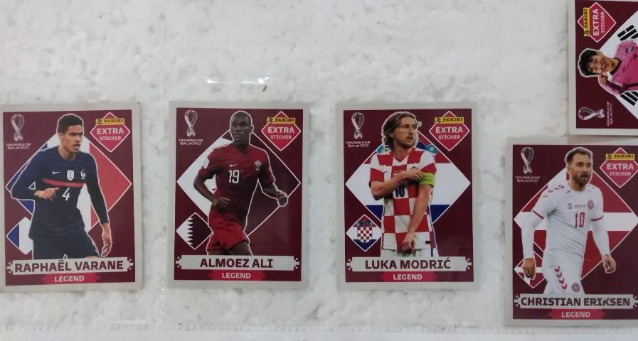 Figurinhas Legend Copa 2022 - Kit de 4