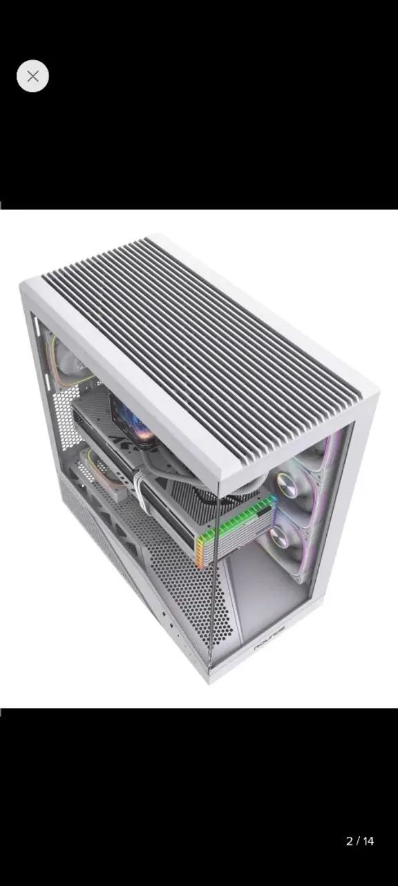 Gabinete Gamer Round5 IceBox White - Foto 3