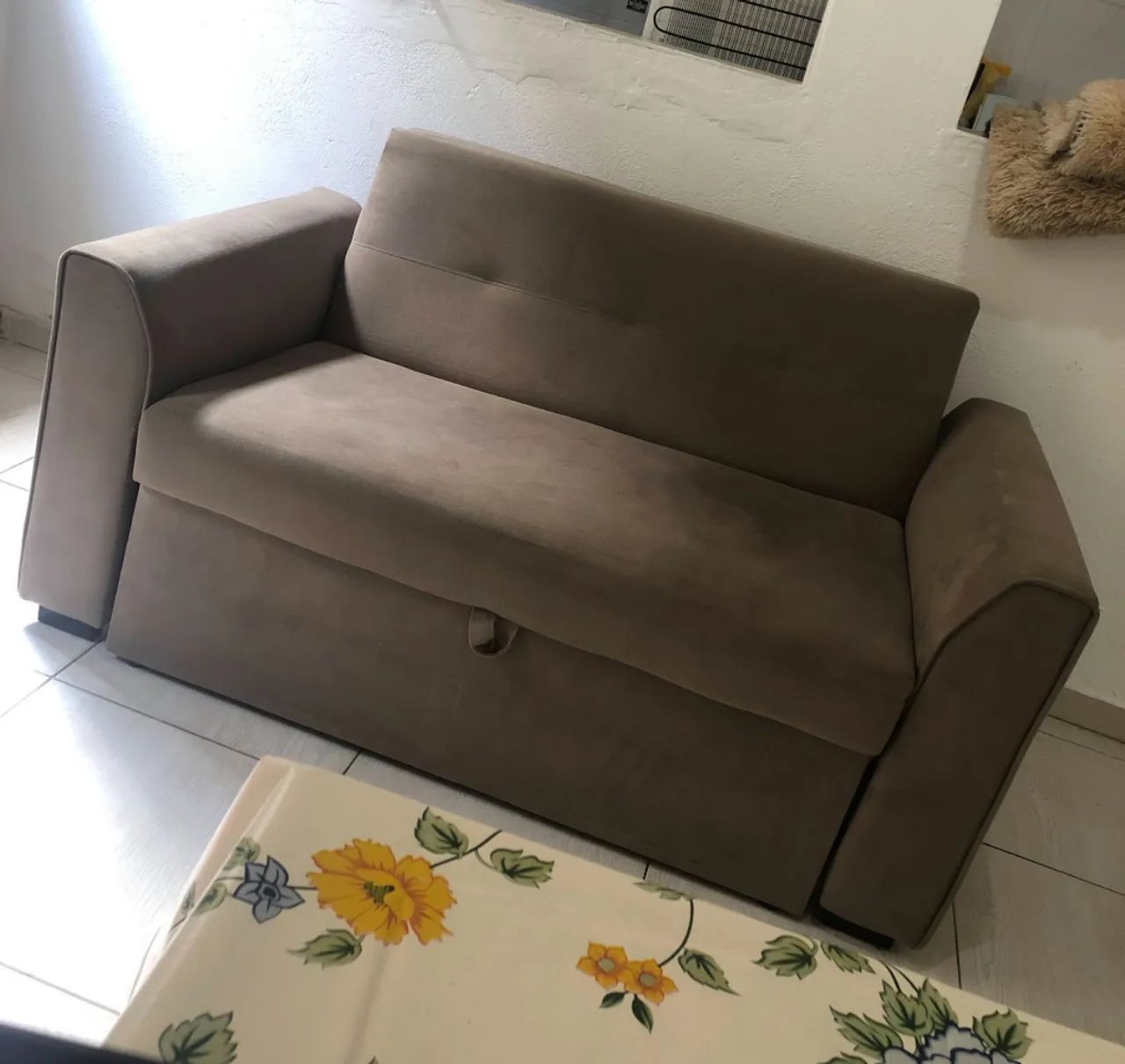 Sofá cama bege  - Foto 2