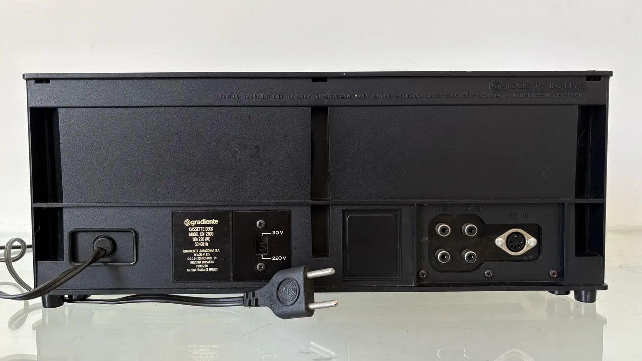 Tape deck Gradiente Cd-2000 - exemplar de colecionador  - Foto 3
