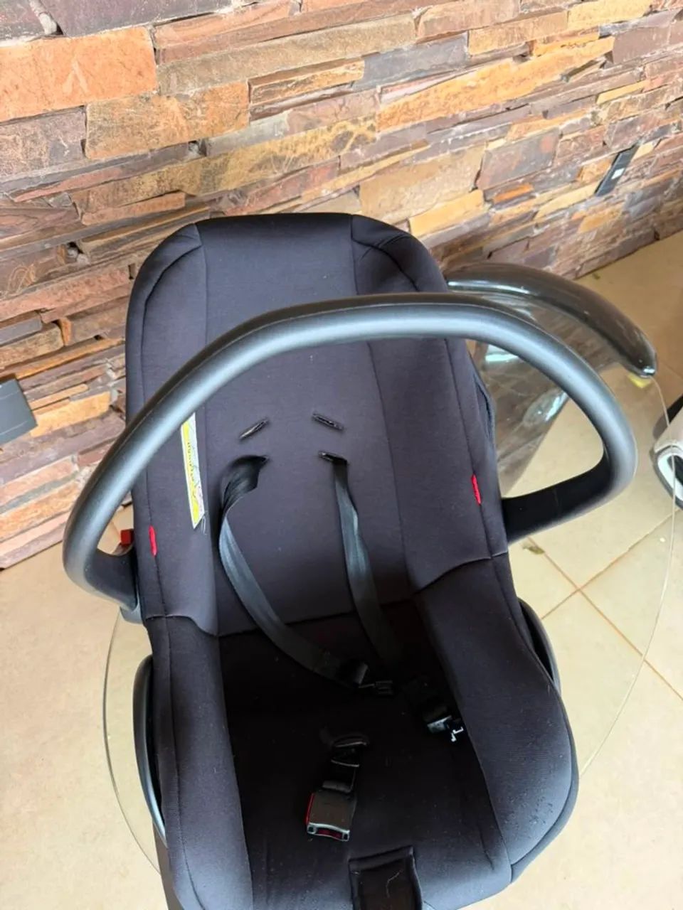 Bebê Conforto Preto - Ótimo Estado - Foto 5