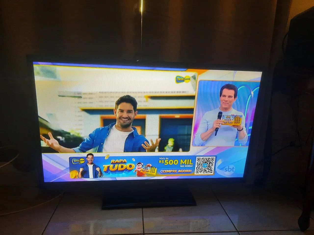 TV SAMSUNG 55 POLEGADAS GIGANTE 1,18 X 71 COM BASE 78 CM IMAGEM DE CINEMA EXCELENTE TOP - Foto 5