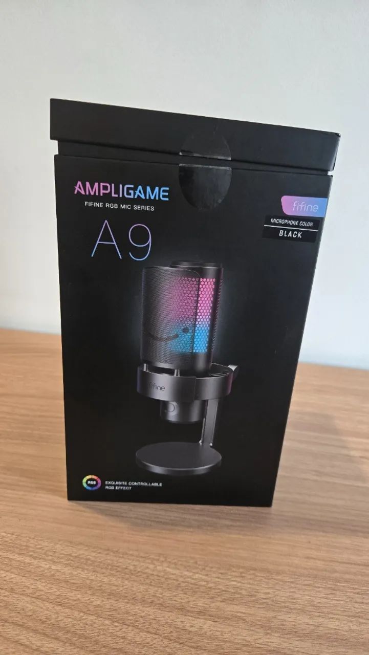 Fifine Ampligame A9 Preto - Foto 4