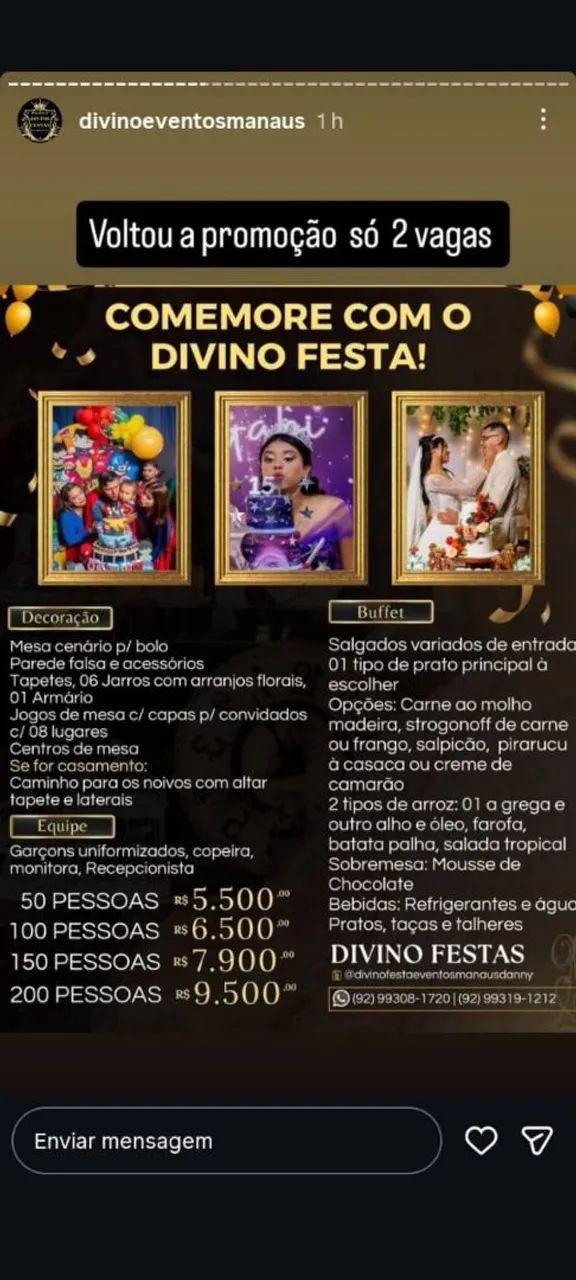 Festa buffet  decoração 