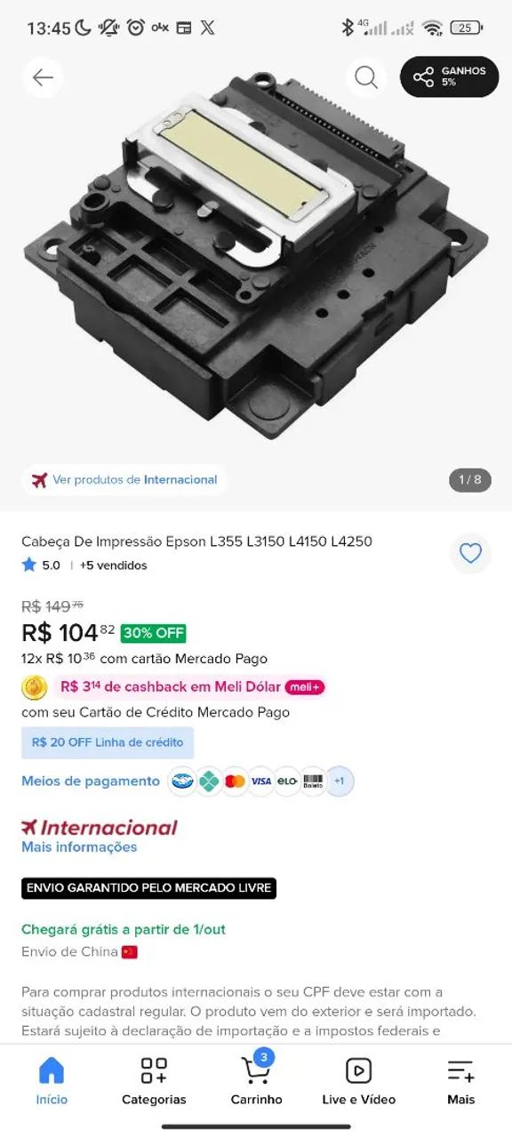 Impressora Epson L4150 - Foto 4