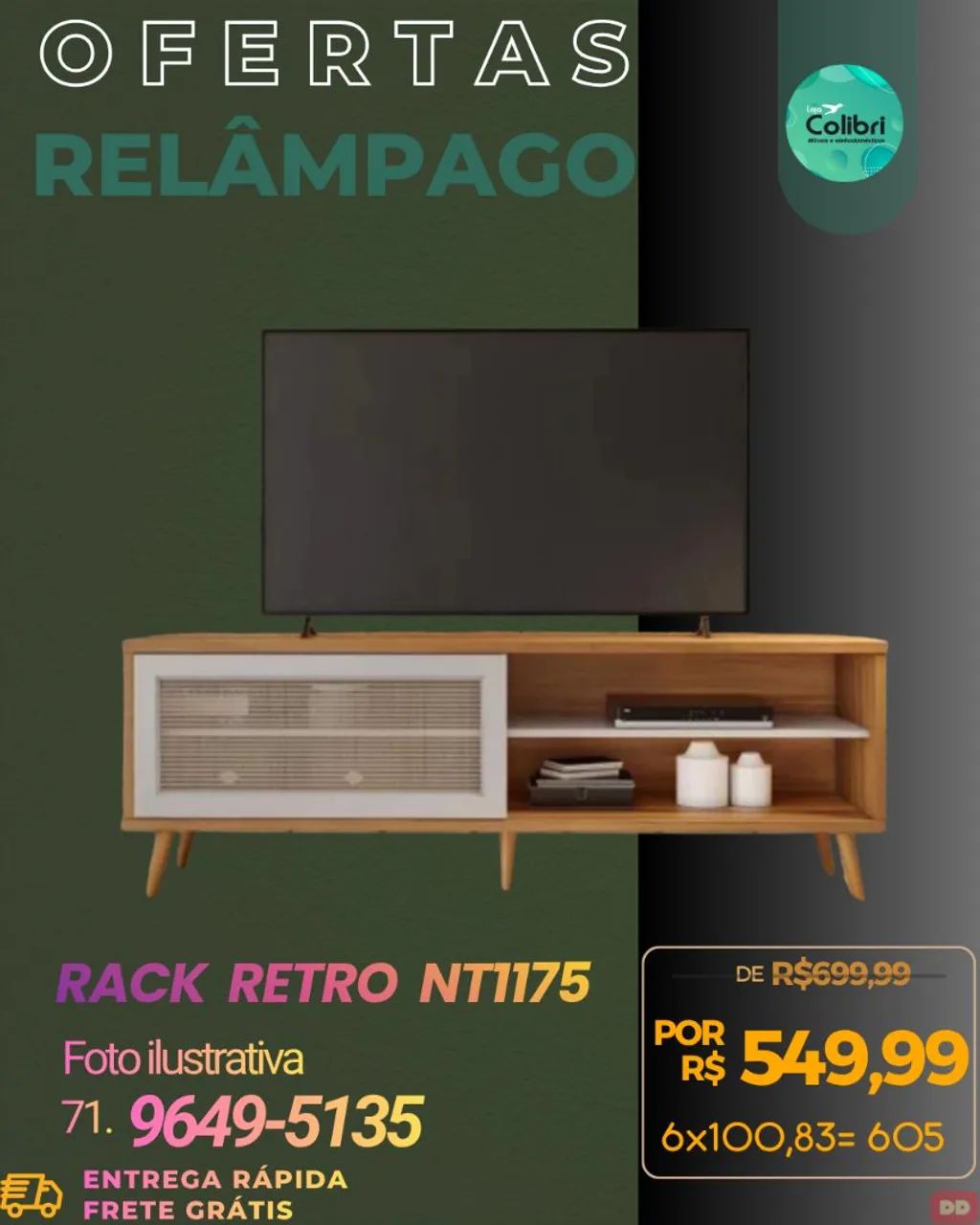 Rack/Painel Combo  - Foto 3