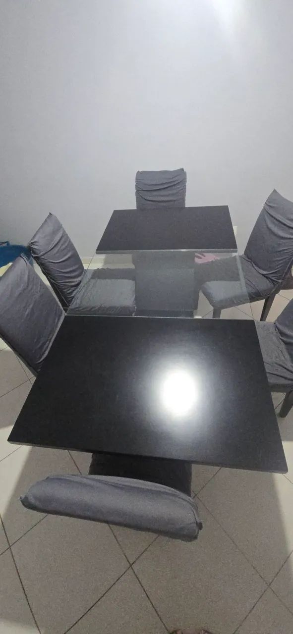 MESA DE JANTAR 6 LUGARES + 6 CADEIRAS - Foto 4