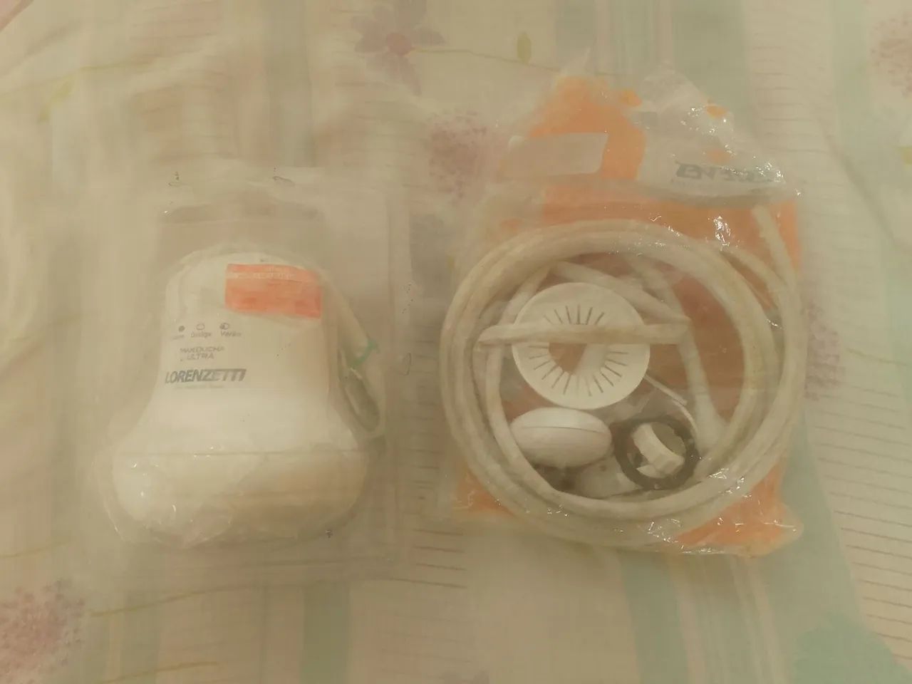 Donated shower and handheld showerhead