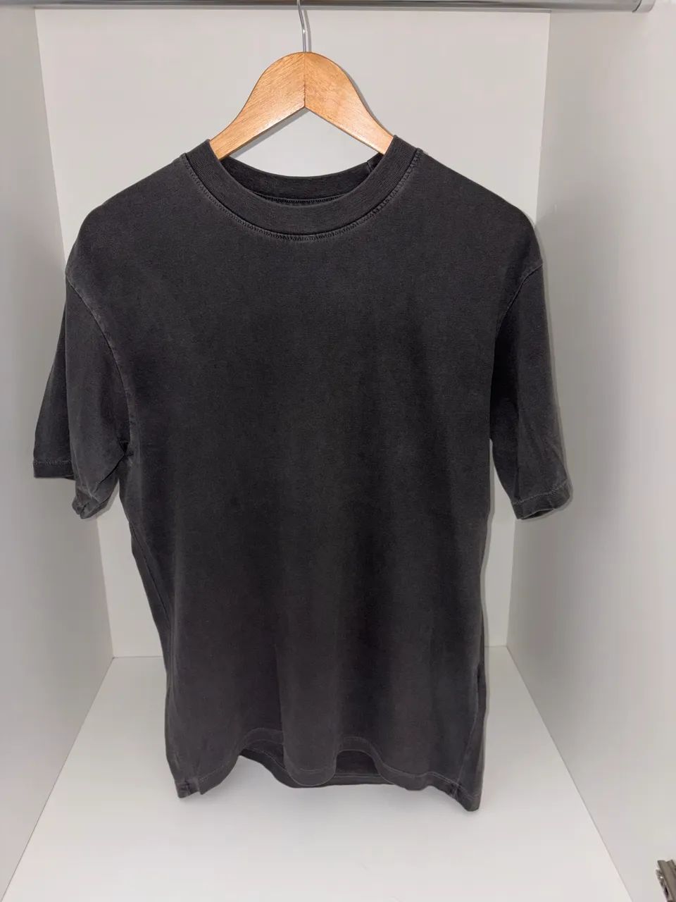 Camisa boxy estonada cinza PP
