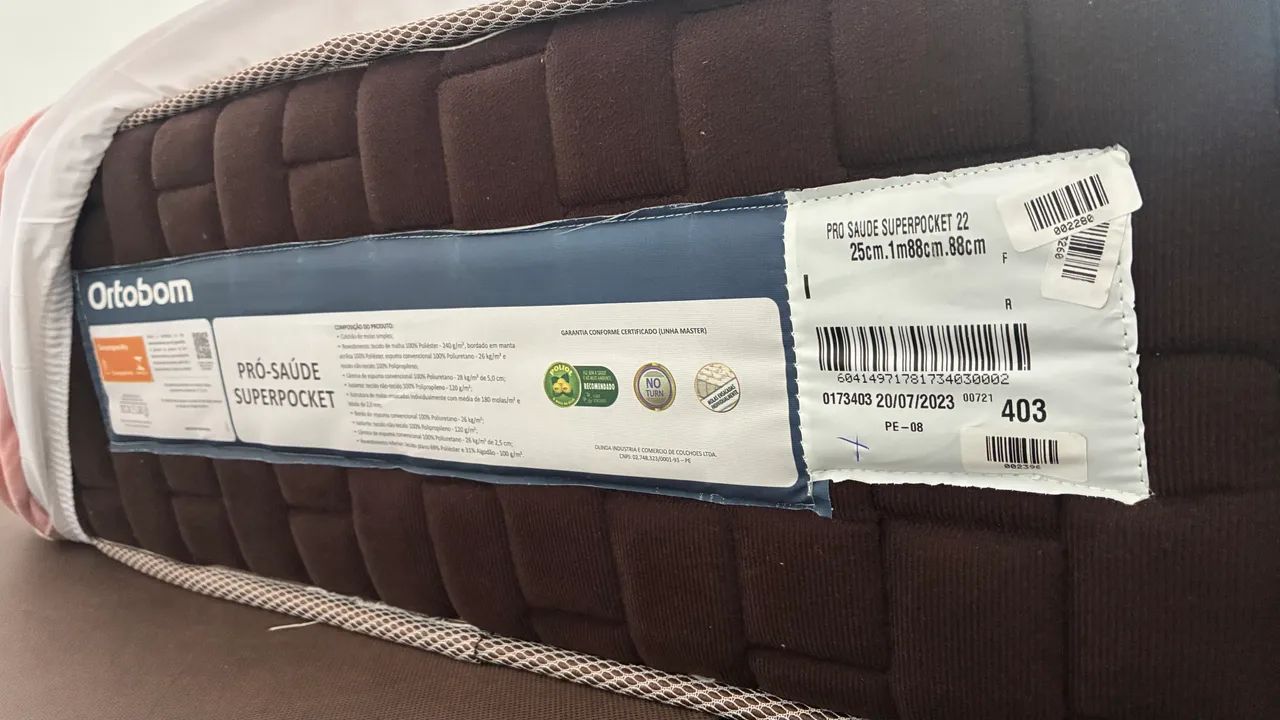 Cama box solteiro Ortobom Pro-saúde Superpocket - Foto 2
