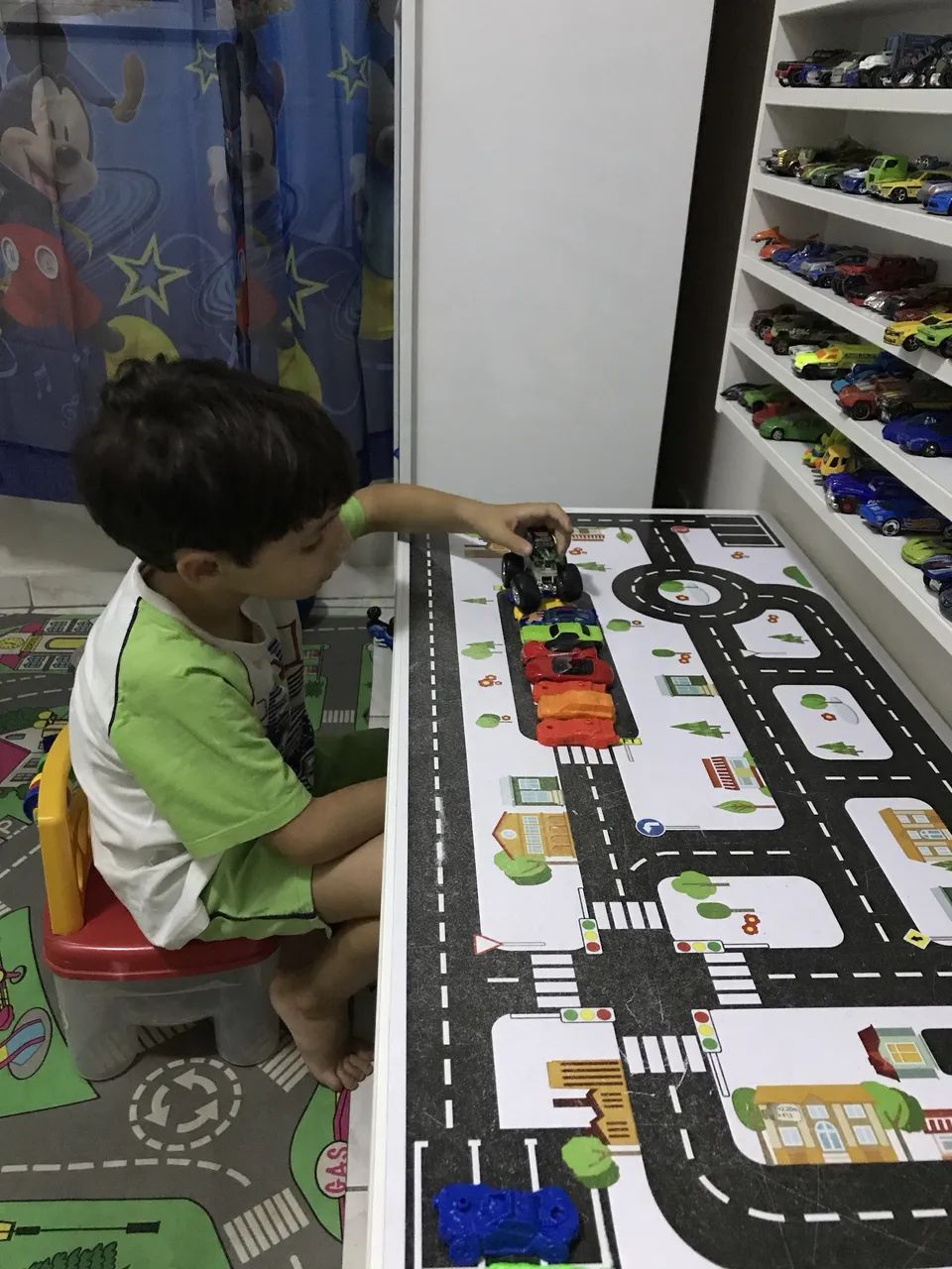 Combo Rack Tema Cidade E 2 Baús Temas: Pare E Rota 66 - Foto 4