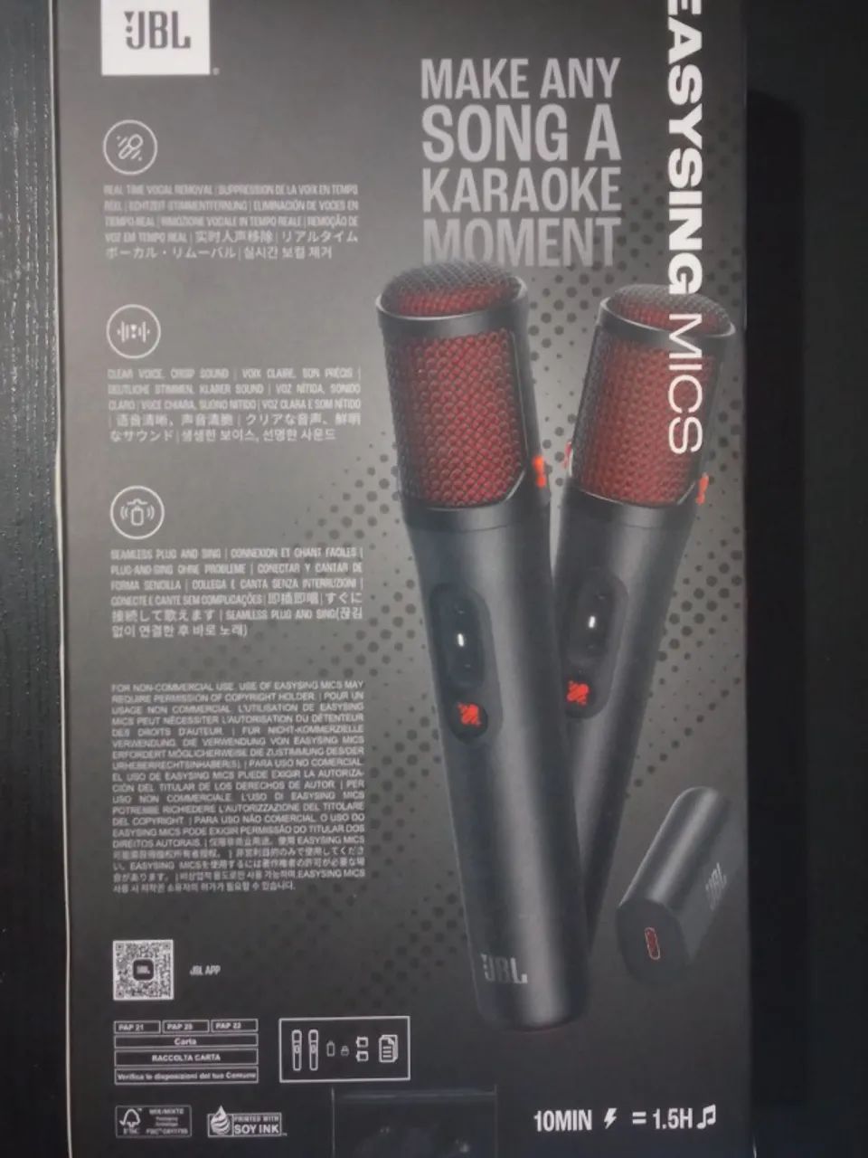 Microfone JBL EasySing Mics - Foto 2