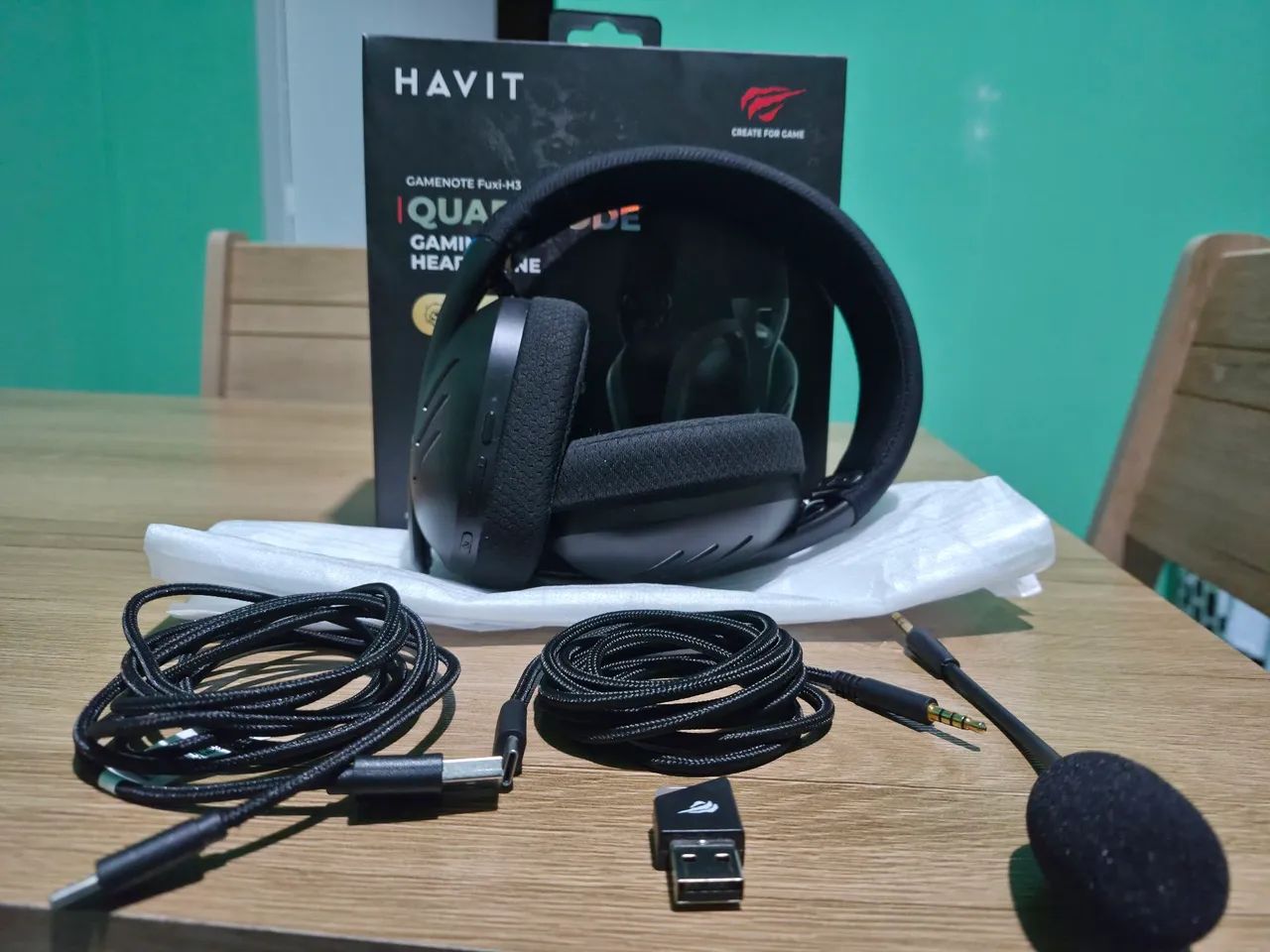 Base de carregamento, Fone headset e Controle - Foto 2