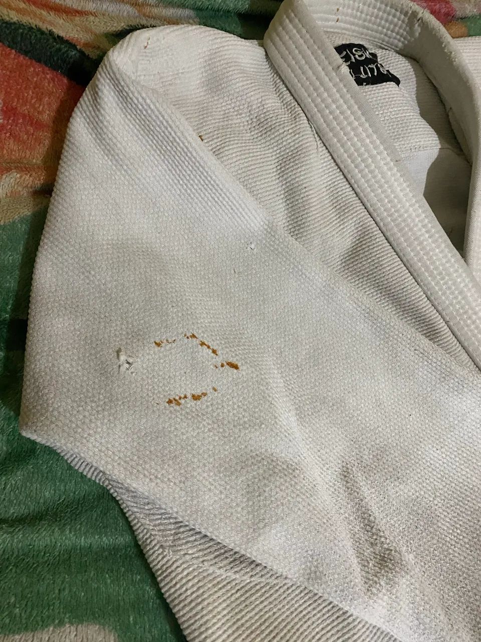 Kimono seishin usado + calça azul A2 - Foto 3