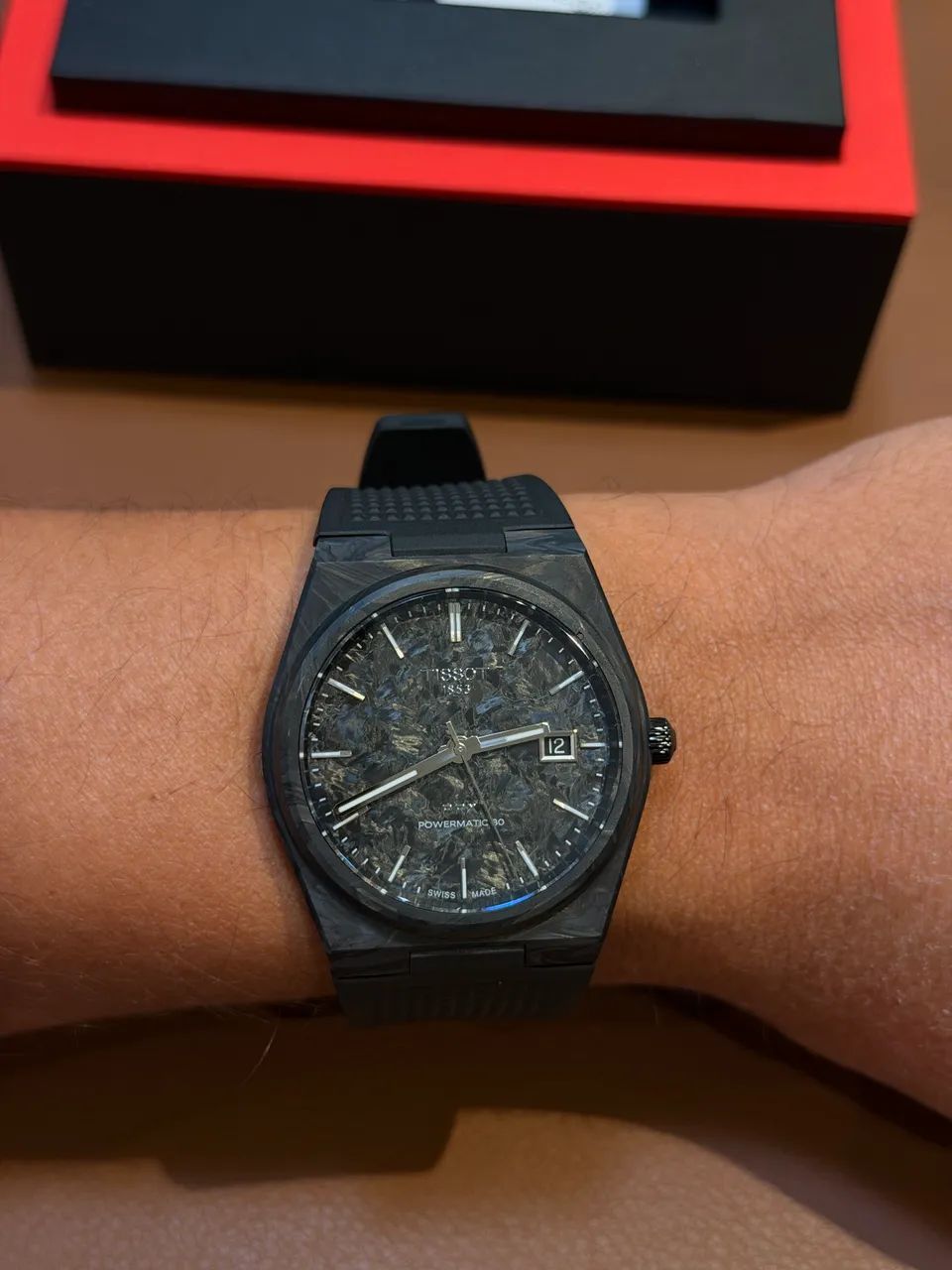 Relogio Tissot PRX Carbon 2026