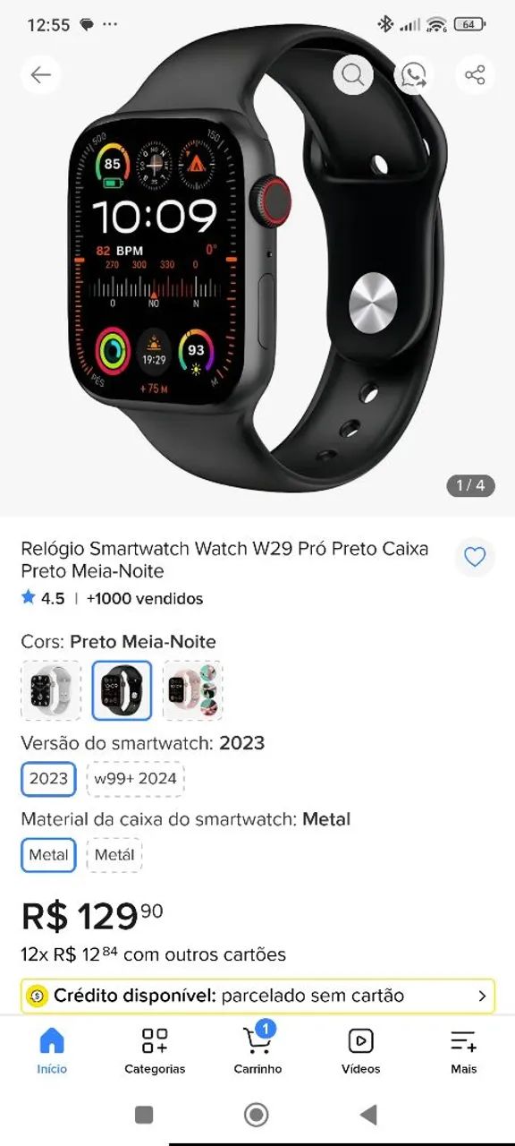Smartwatch 8 Pro (caixa lacrada) - Foto 3